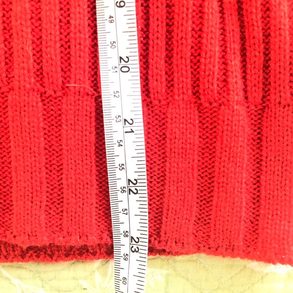 NWT Nine West Size Large Red Crew Neck Sweater - Picture 6 of 8